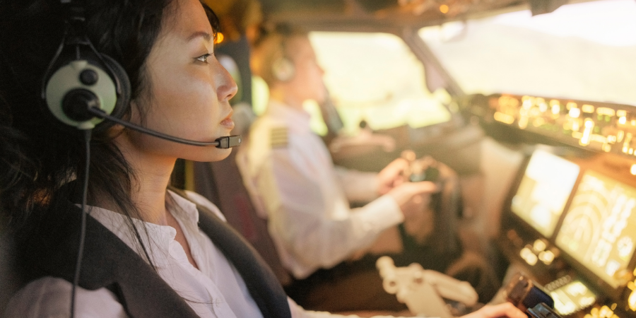 pilots before take off