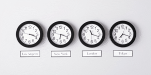 time zone clocks