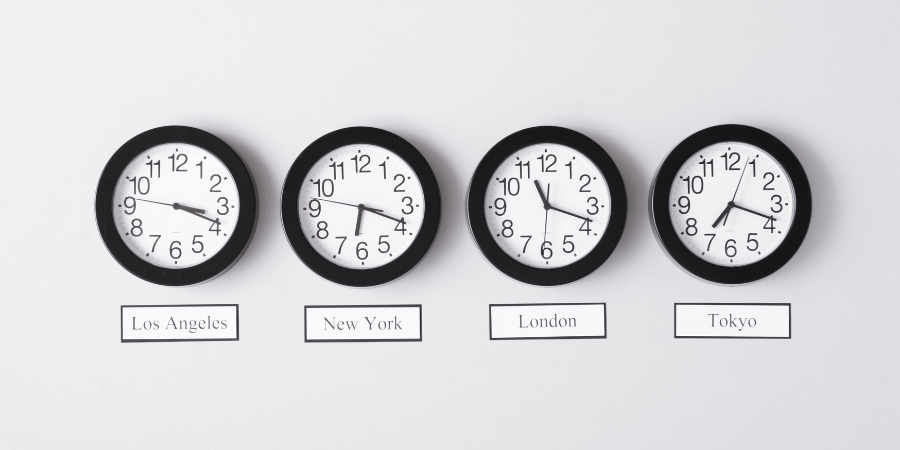 time zone clocks