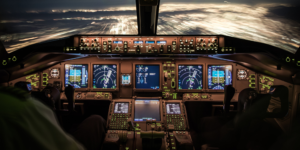 plane cockpit