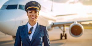 smiling pilot